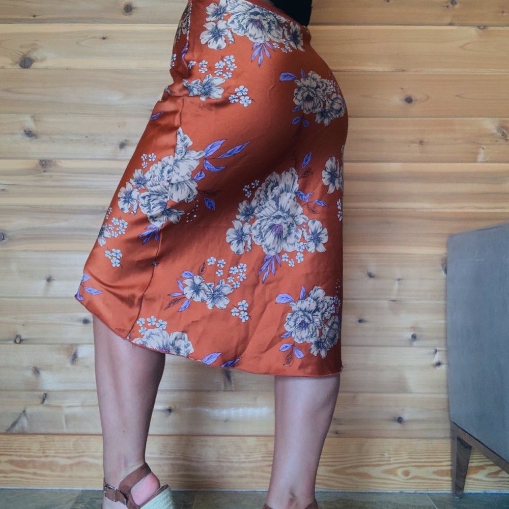Flower Midi Skirt